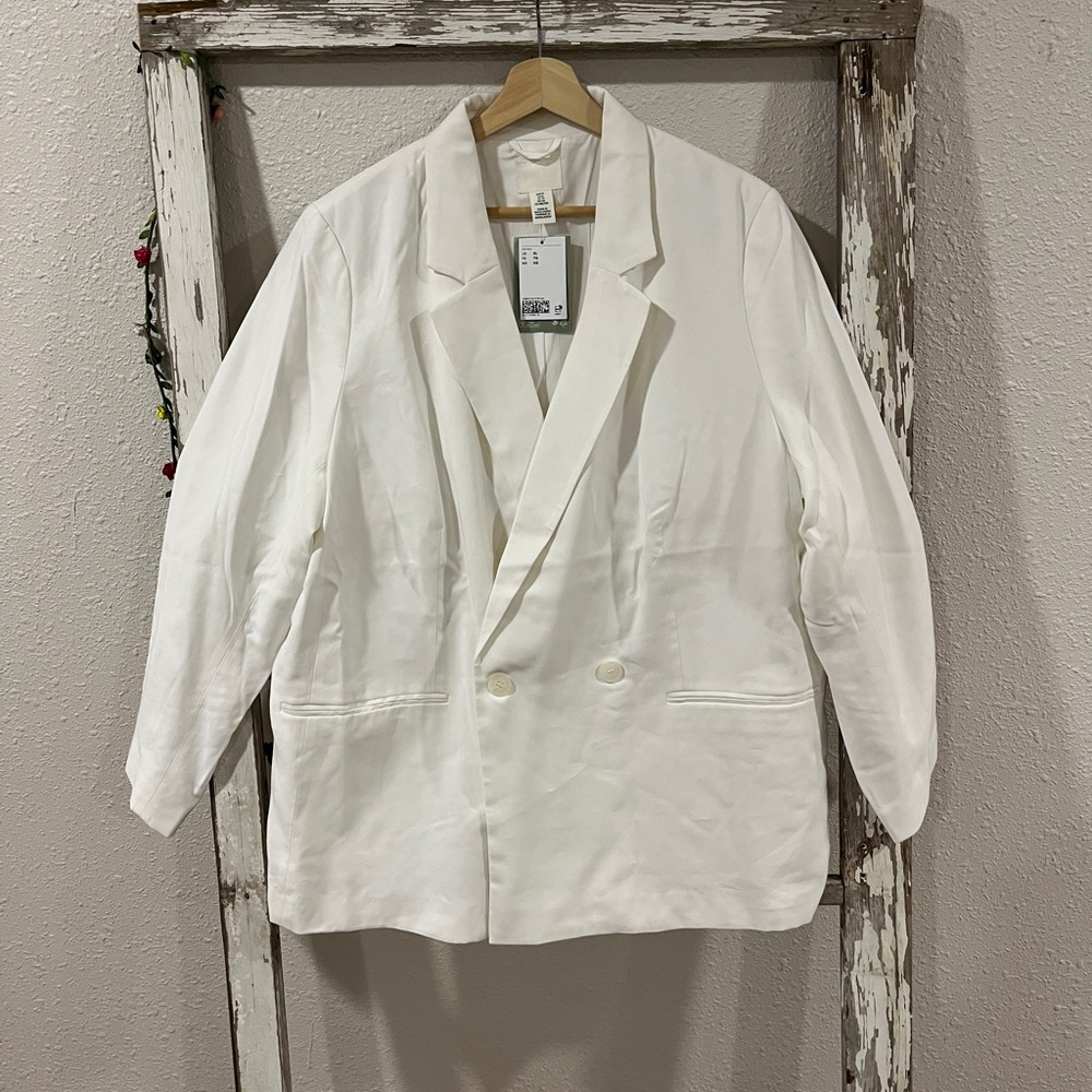 H&M White Blazer